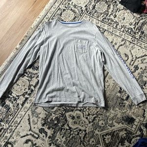 Gray Vineyard Vines Long Sleeve T shirt